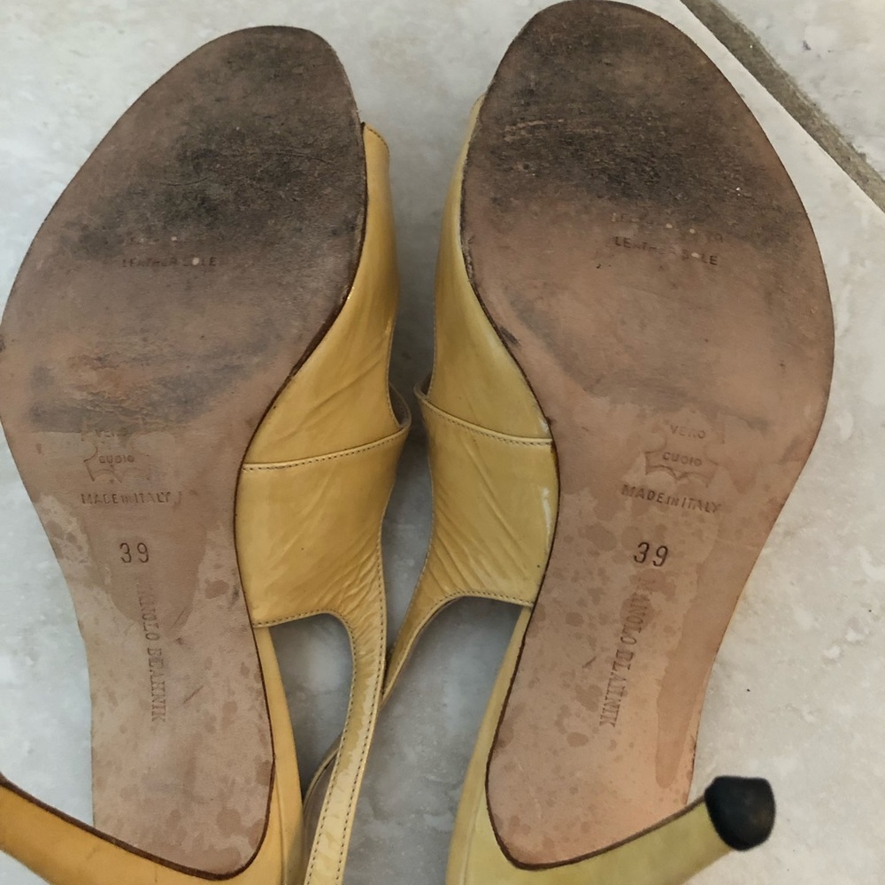 Vintage Manolo Blahnik Heels - Picture 3 of 3
